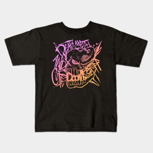 Sunset Skull Rider Kids T-Shirt